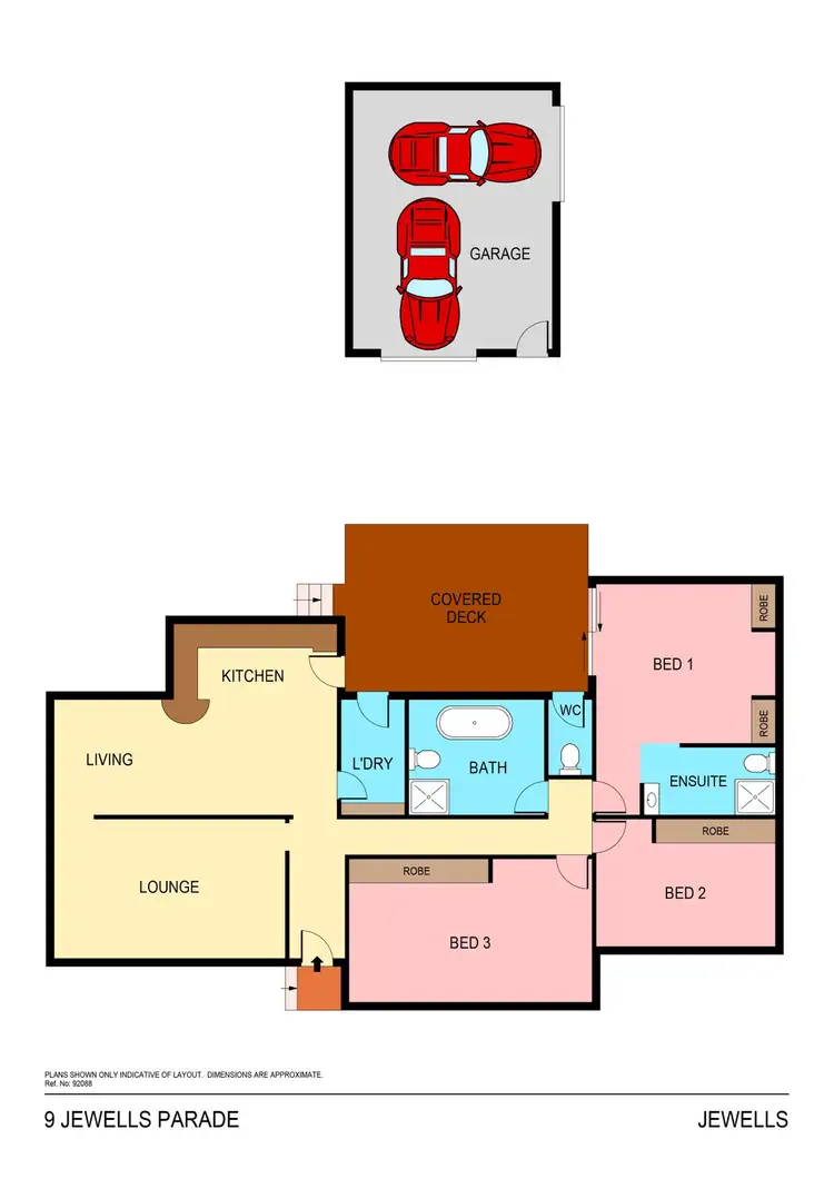 Floorplan of Homely house listing, 9 Jewells Parade, Jewells NSW 2280