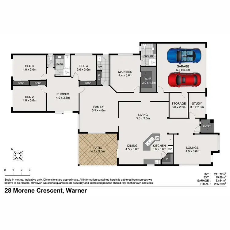 Floorplan of Homely house listing, 28 Morene Crescent, Warner QLD 4500
