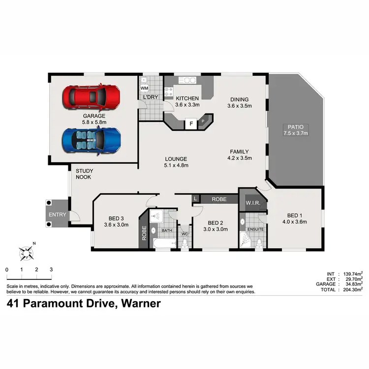 Floorplan of Homely house listing, 41 Paramount Drive, Warner QLD 4500