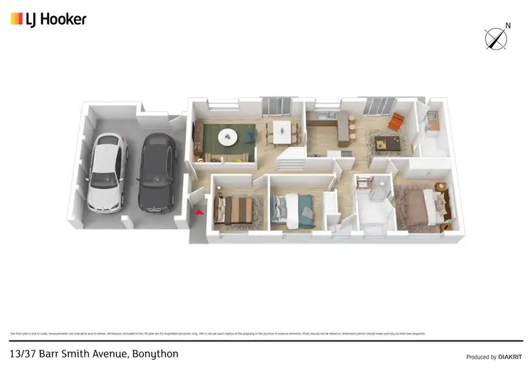 Floorplan of Homely townhouse listing, 13/37 Barr Smith Avenue, Bonython ACT 2905