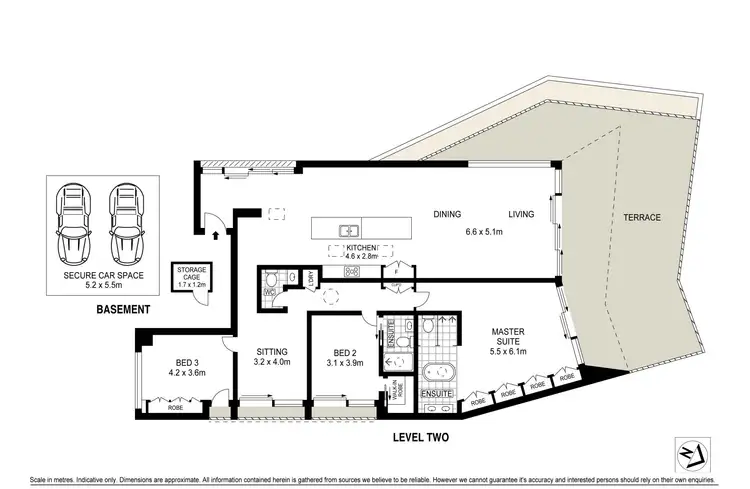 Floorplan of Homely apartment listing, Penthouse Loftus Road, Darling Point NSW 2027