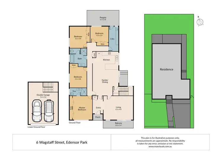 Floorplan of Homely house listing, 6 Wagstaff Street, Edensor Park NSW 2176