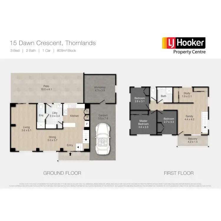 Floorplan of Homely house listing, 15 Dawn Crescent, Thornlands QLD 4164