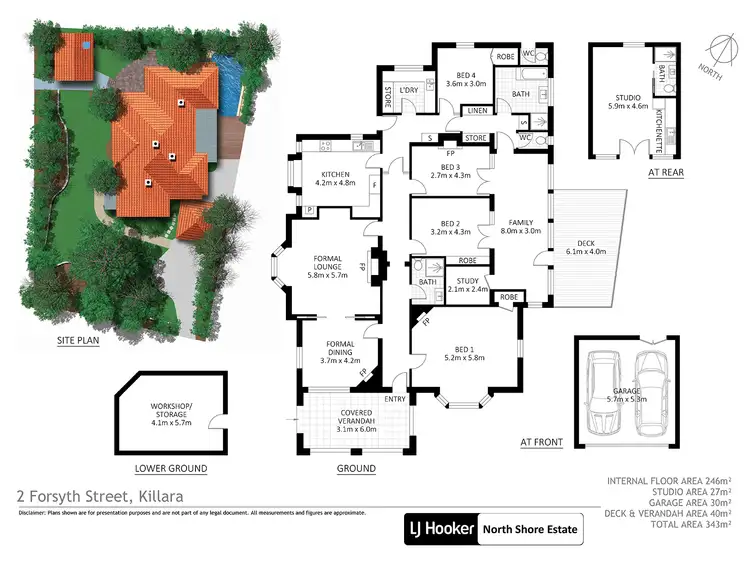 Floorplan of Homely house listing, 2 Forsyth street, Killara NSW 2071
