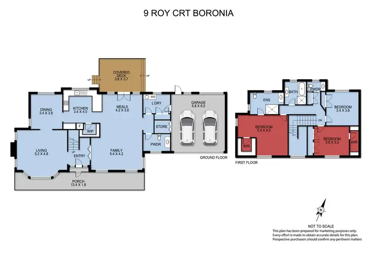 Floorplan of Homely house listing, 9 Roy Court, Boronia VIC 3155
