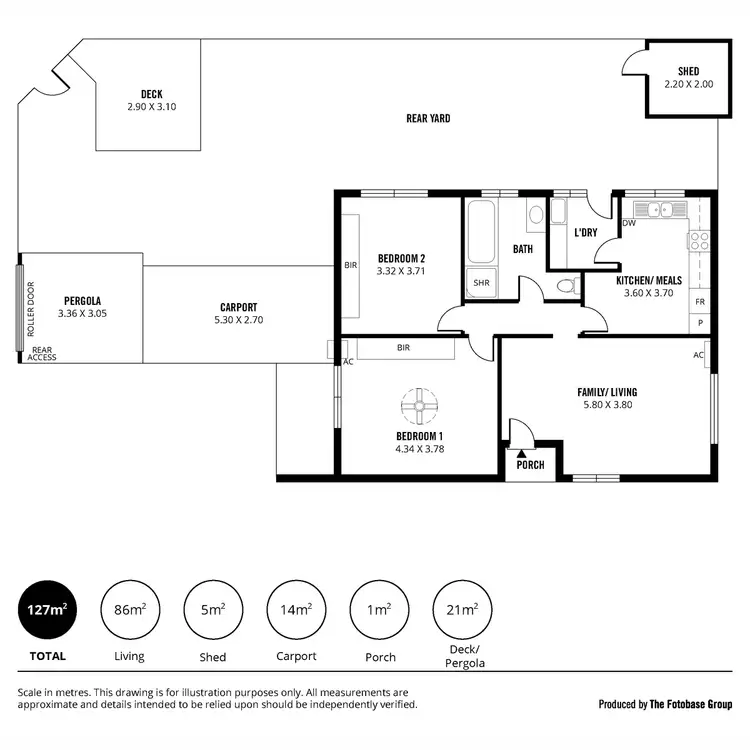 Floorplan of Homely unit listing, 5/1 Esmond Street, Hyde Park SA 5061