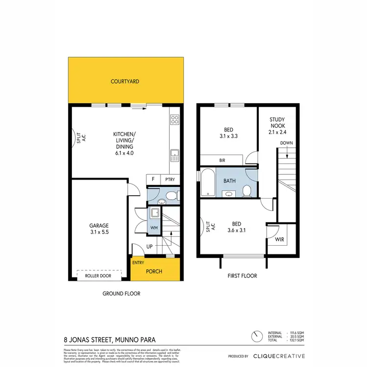 Floorplan of Homely house listing, 8 Jonas Street, Munno Para SA 5115
