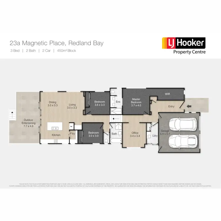 Floorplan of Homely house listing, 23a Magnetic Place, Redland Bay QLD 4165