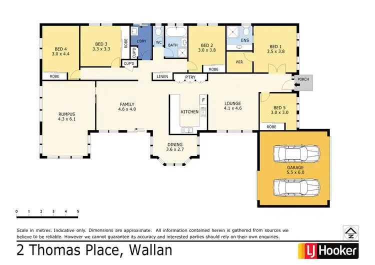 Floorplan of Homely house listing, 2 Thomas Place, Wallan VIC 3756