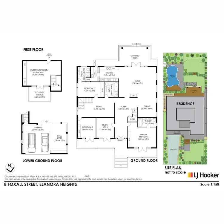Floorplan of Homely house listing, 8 Foxall Street, Elanora Heights NSW 2101