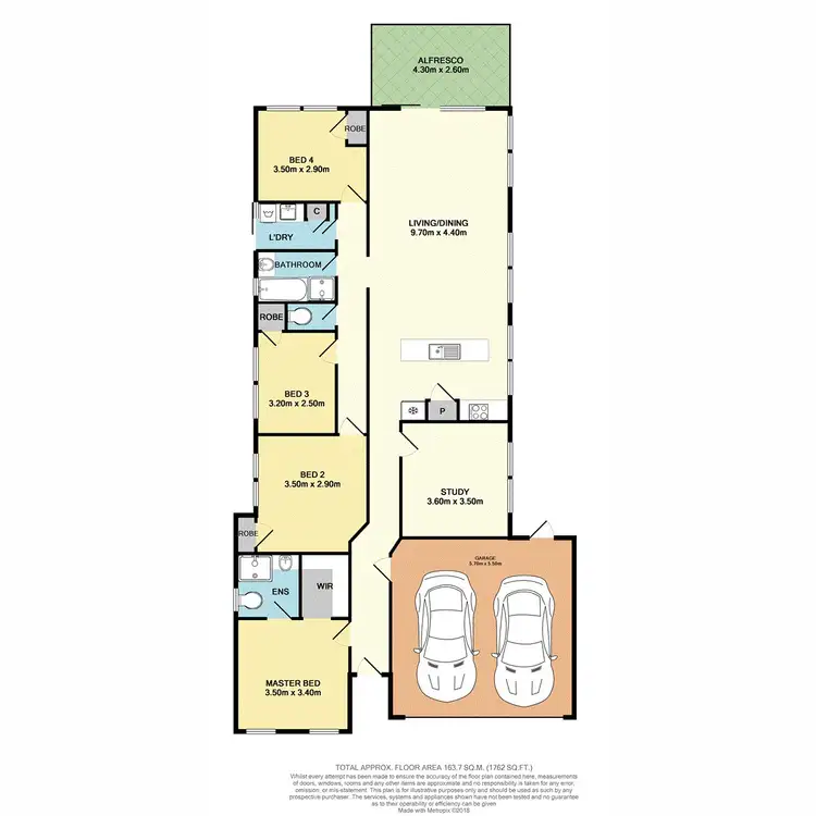 Floorplan of Homely house listing, 19 Zamia Rise, Yanchep WA 6035