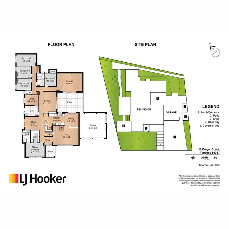 Floorplan of Homely house listing, 10 Dreyer Court, Yanchep WA 6035