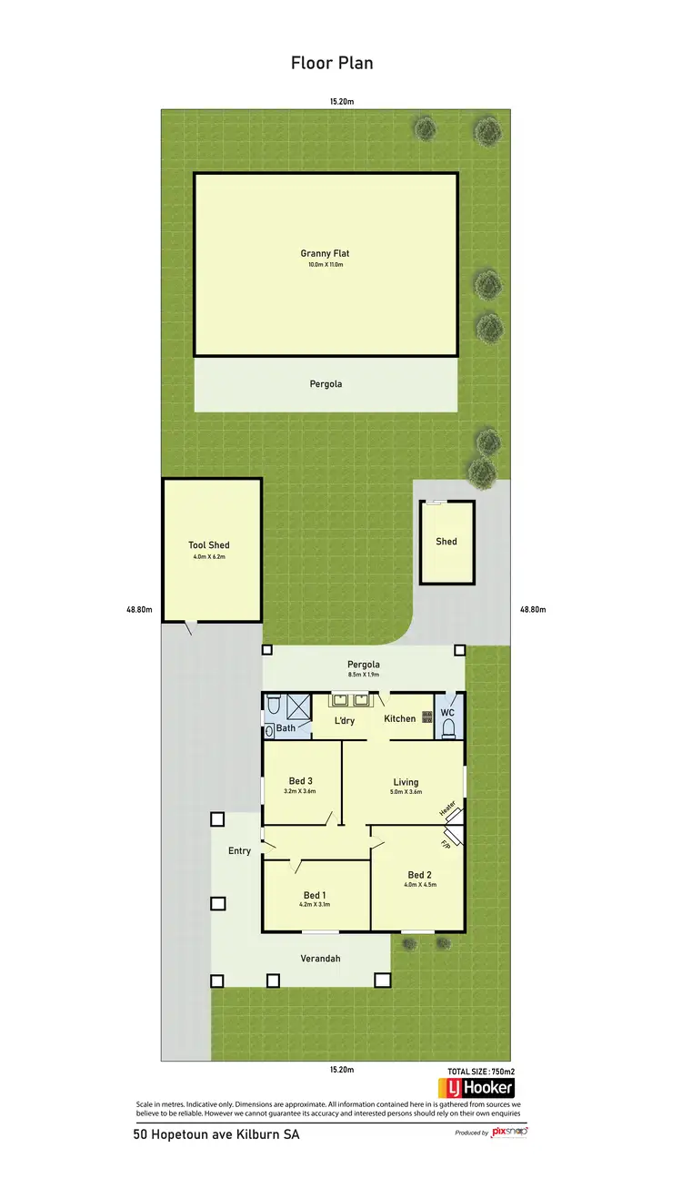 Floorplan of Homely house listing, 50 Hopetoun Ave, Kilburn SA 5084