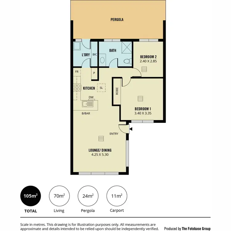 Floorplan of Homely unit listing, 5/31 Gaelic Avenue, Holden Hill SA 5088