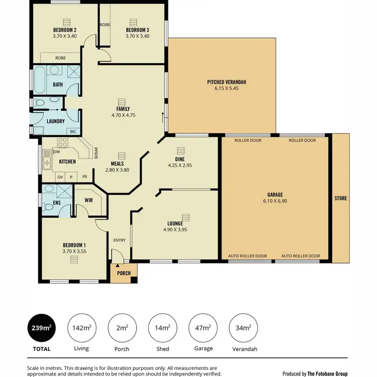 Floorplan of Homely house listing, 16 Tullamore Court, Greenwith SA 5125