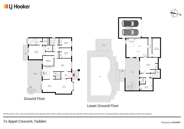 Floorplan of Homely house listing, 74 Appel Crescent, Fadden ACT 2904