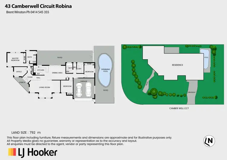 Floorplan of Homely house listing, 43 Camberwell Circuit, Robina QLD 4226