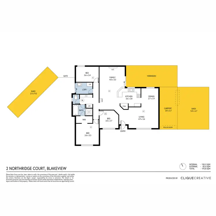 Floorplan of Homely house listing, 2 Northridge Gardens, Blakeview SA 5114
