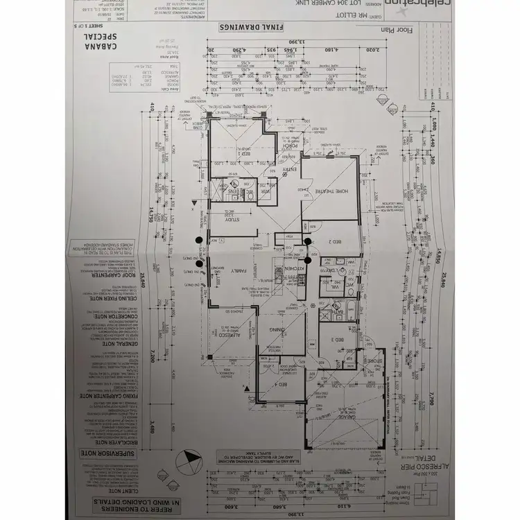 Floorplan of Homely house listing, 7 Camber Link, Alkimos WA 6038