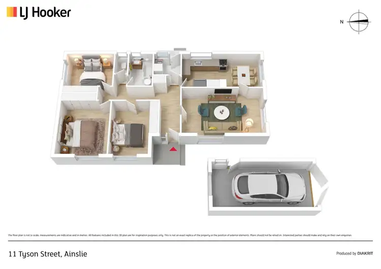 Floorplan of Homely house listing, 11 Tyson Street, Ainslie ACT 2602