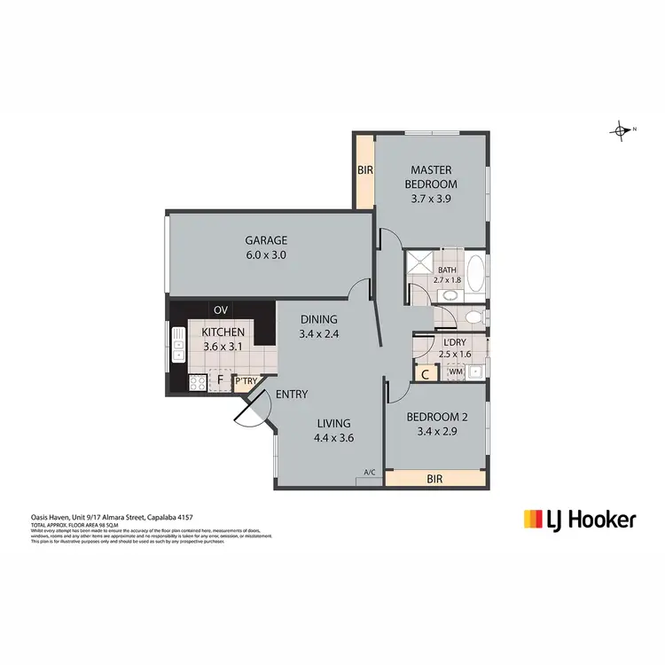 Floorplan of Homely unit listing, 9/17-19 Almara Street, Capalaba QLD 4157