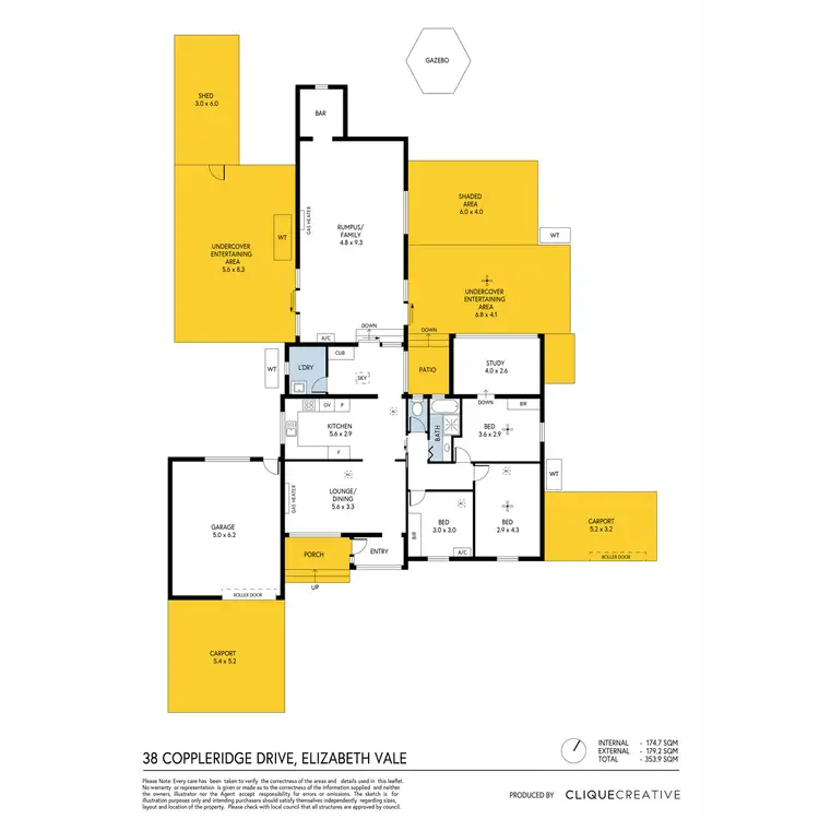 Floorplan of Homely house listing, 38 Coppleridge Drive, Elizabeth Vale SA 5112