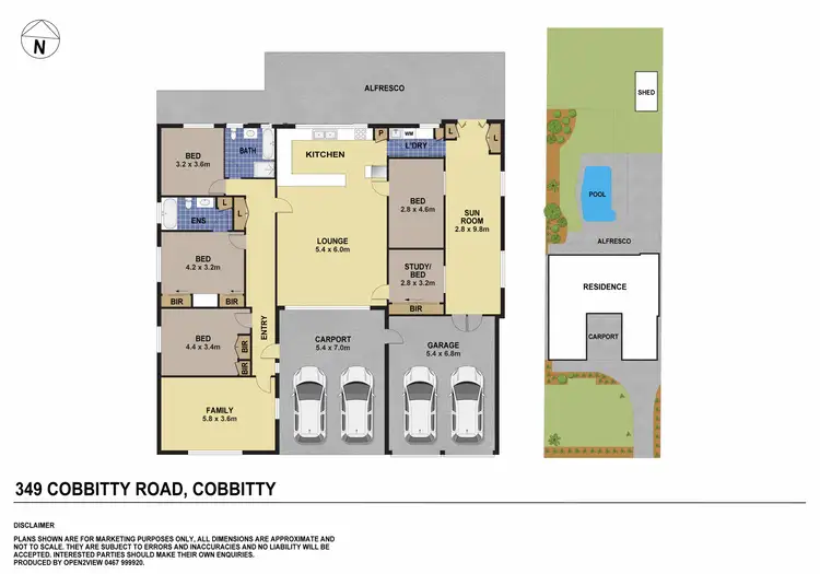 Floorplan of Homely house listing, 349 Cobbitty Road, Cobbitty NSW 2570