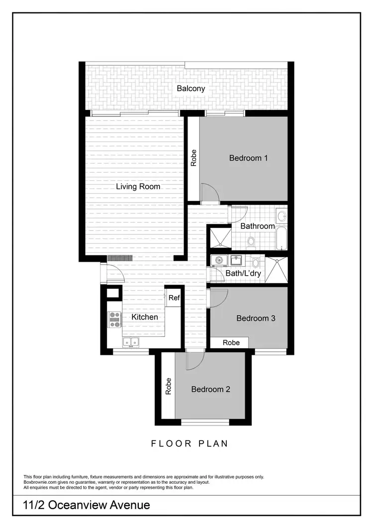 Floorplan of Homely apartment listing, 11/2 Oceanview Avenue, Vaucluse NSW 2030