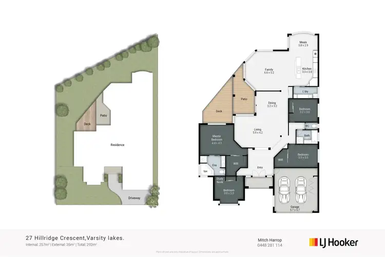 Floorplan of Homely house listing, 27 Hillridge Crescent, Varsity Lakes QLD 4227