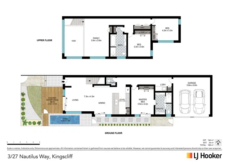 Floorplan of Homely townhouse listing, 3/27 Nautilus Way, Kingscliff NSW 2487