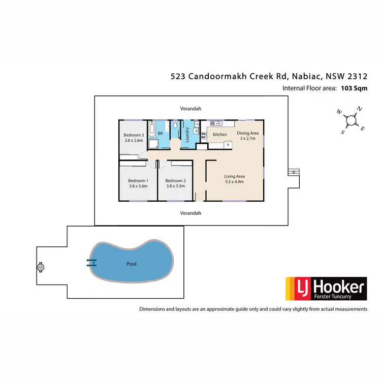 Floorplan of Homely rural property listing, 523 Candoormakh Creek Road, Nabiac NSW 2312