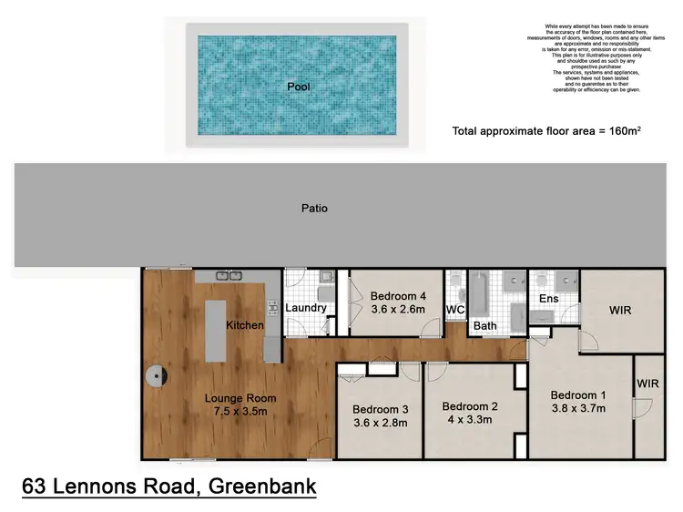 Floorplan of Homely house listing, 63 Lennons Road, Greenbank QLD 4124