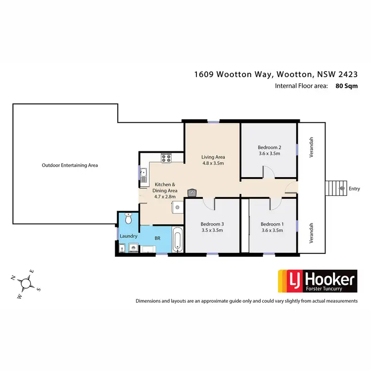 Floorplan of Homely house listing, 1609 Wootton Way, Wootton NSW 2423