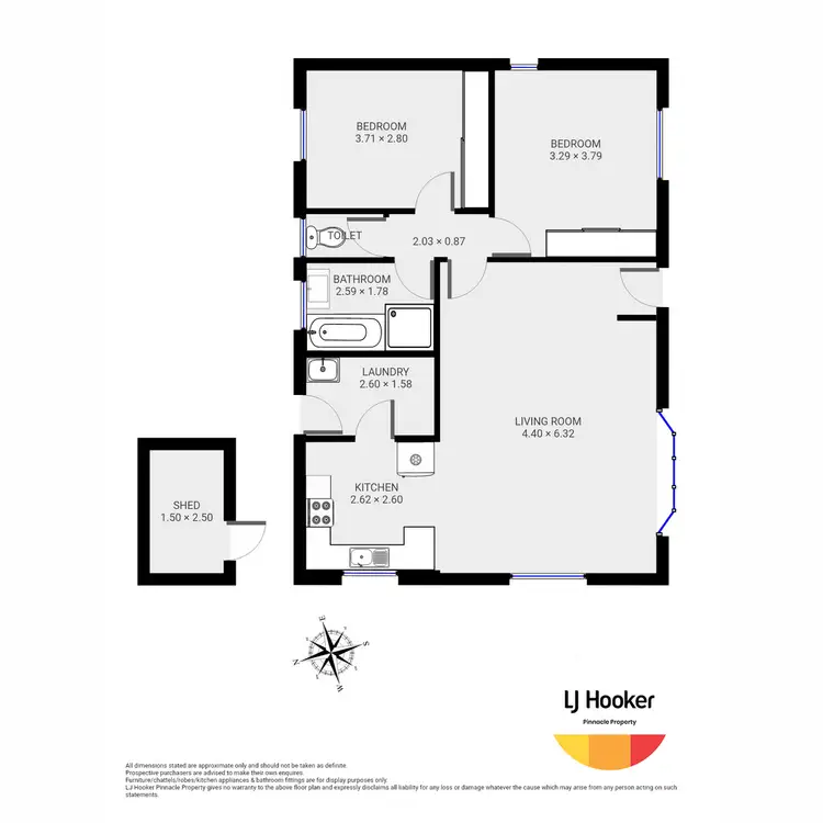 Floorplan of Homely unit listing, 2/14 Lesdelle Street, Claremont TAS 7011