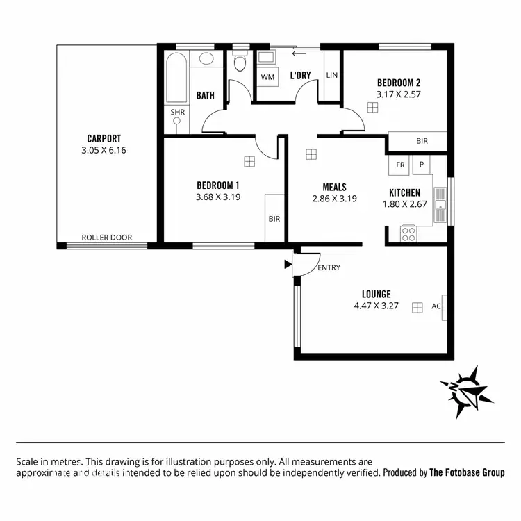 Floorplan of Homely unit listing, 9/28 Glenere Drive, Modbury SA 5092