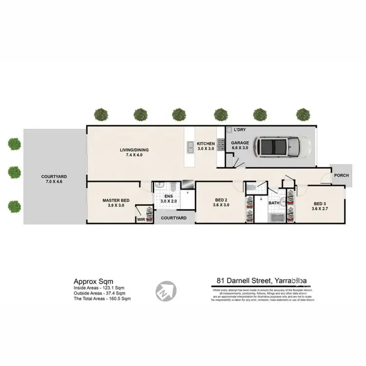 Floorplan of Homely house listing, 81 Darnell Street, Yarrabilba QLD 4207