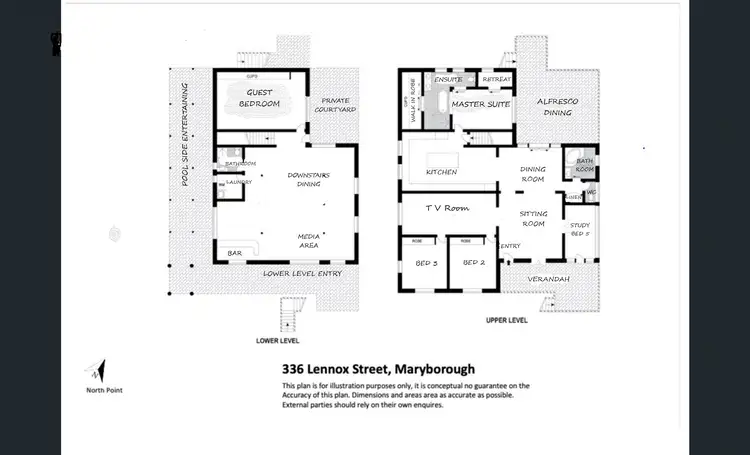 Floorplan of Homely house listing, 336 Lennox Street, Maryborough QLD 4650