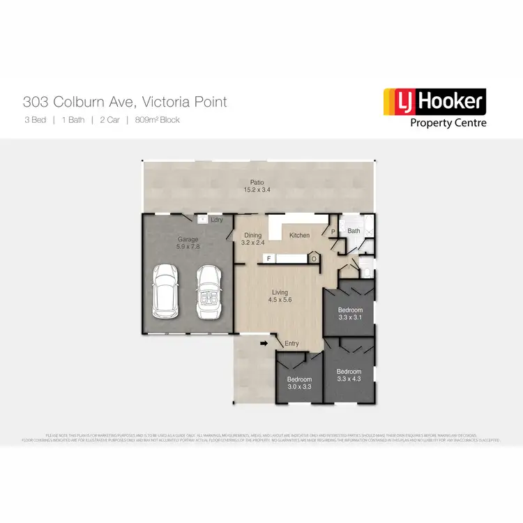 Floorplan of Homely house listing, 303 Colburn Avenue, Victoria Point QLD 4165