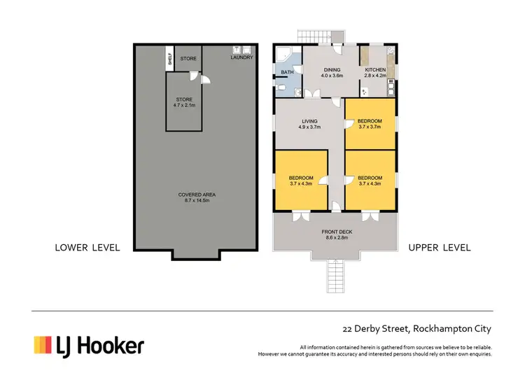 Floorplan of Homely house listing, 22 Derby Street, Rockhampton City QLD 4700