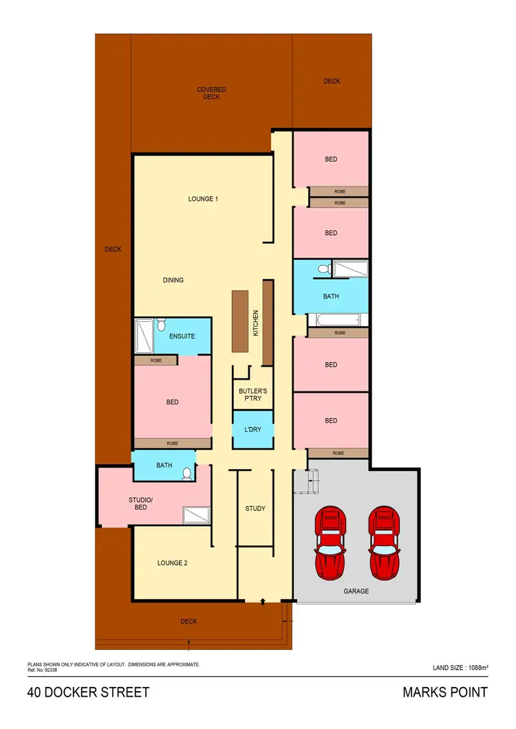 Floorplan of Homely house listing, 40 Docker Street, Marks Point NSW 2280