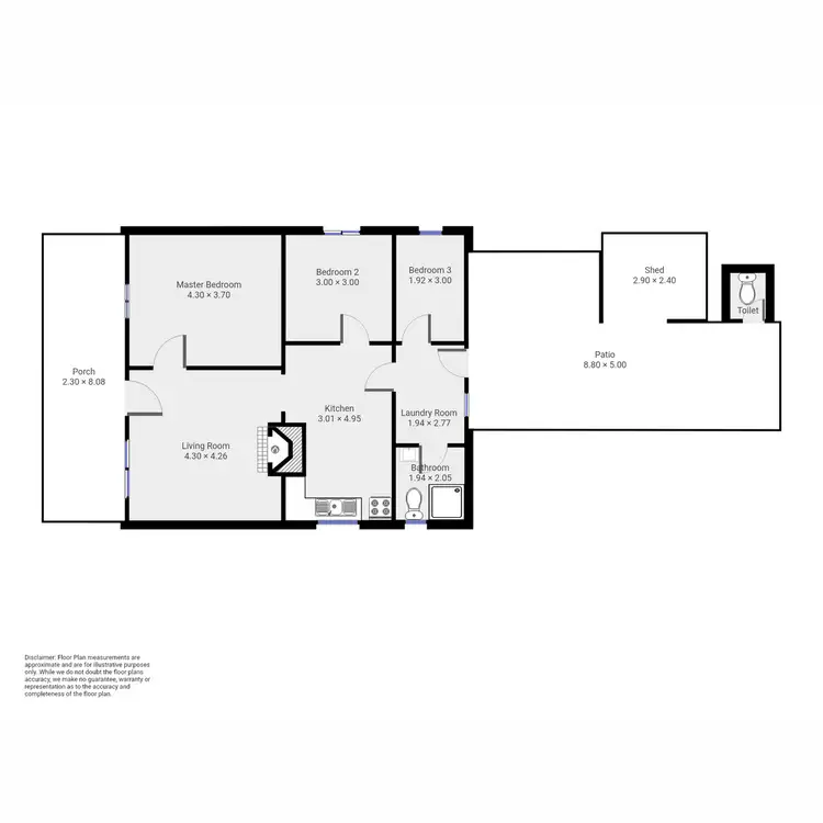 Floorplan of Homely house listing, Cottage 23 Nyamup Road (Dingup), Manjimup WA 6258