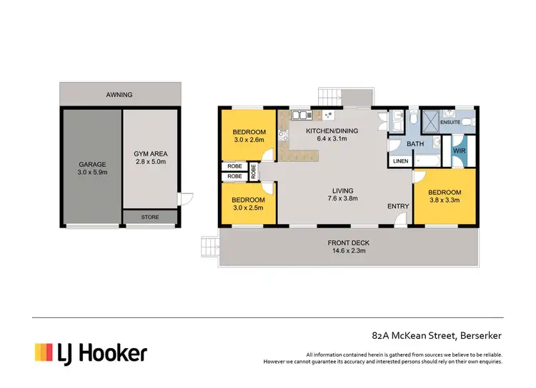 Floorplan of Homely house listing, 82A McKean Street, Berserker QLD 4701