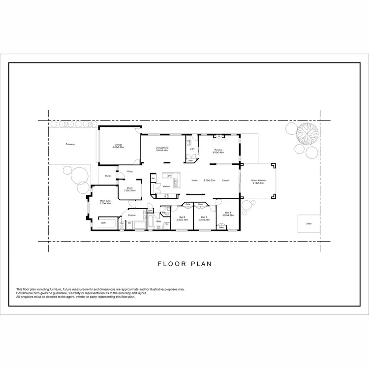 Floorplan of Homely house listing, 45 La Rochelle Boulevard, Point Cook VIC 3030