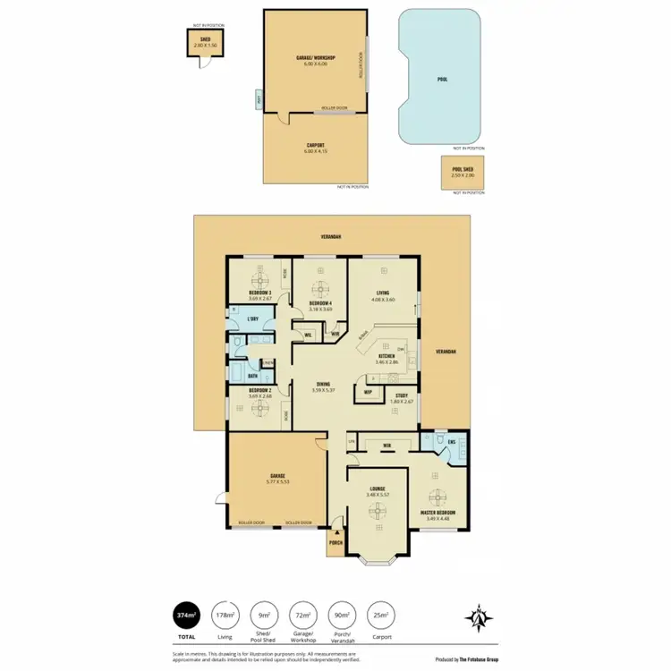 Floorplan of Homely house listing, 6 Taunton Crescent, Craigmore SA 5114