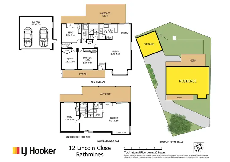 Floorplan of Homely house listing, 12 Lincoln Close, Rathmines NSW 2283