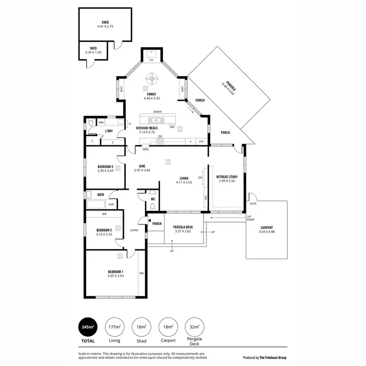 Floorplan of Homely house listing, 10 Ashmore Road, Bellevue Heights SA 5050