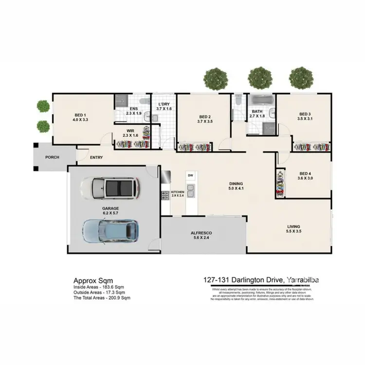 Floorplan of Homely house listing, 127-131 Darlington Drive, Yarrabilba QLD 4207