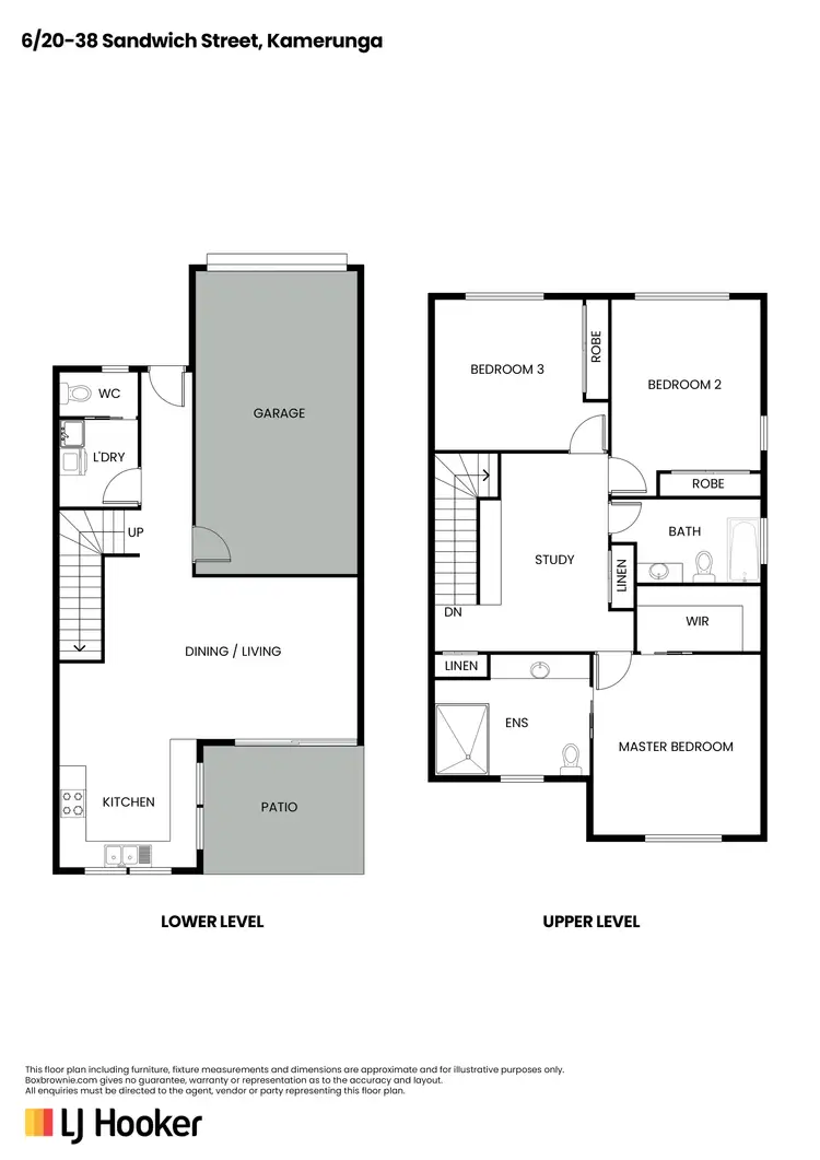 Floorplan of Homely townhouse listing, 6/20-38 Sandwich Street, Kamerunga QLD 4870