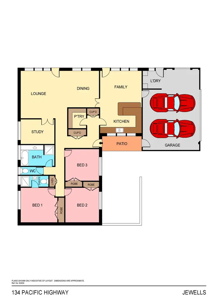 Floorplan of Homely house listing, 134 Pacific Highway, Jewells NSW 2280