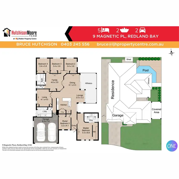 Floorplan of Homely house listing, 9 Magnetic Place, Redland Bay QLD 4165